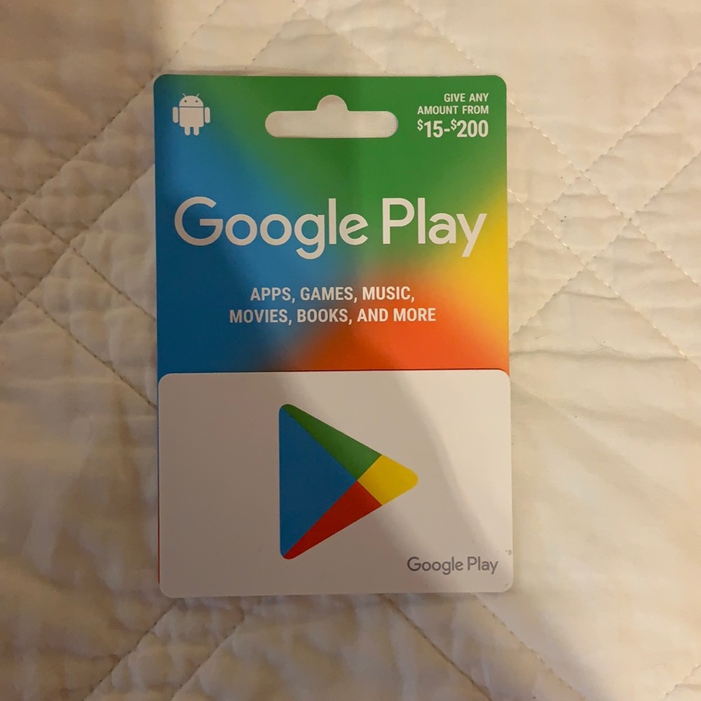 $20 Google Play Gift Card